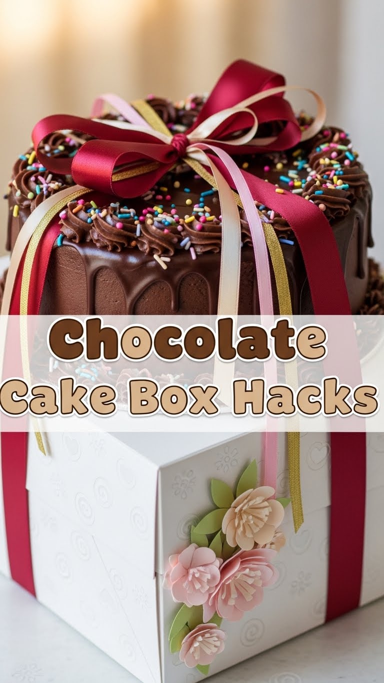 Chocolate Cake Box Hacks