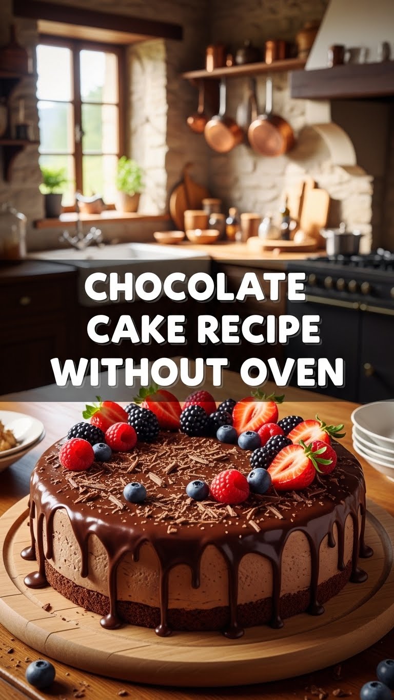 Chocolate Cake Recipe Without Oven