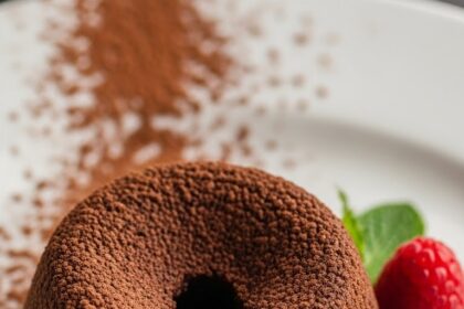 Chocolate Lava Cake Aesthetic