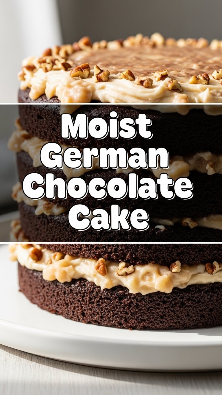 Moist German Chocolate Cake