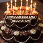 Chocolate Bday Cake Decoration
