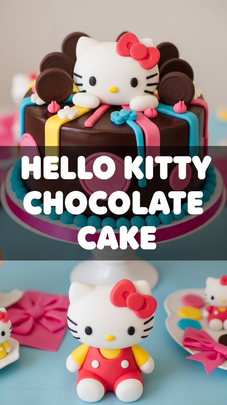 Hello Kitty Chocolate Cake
