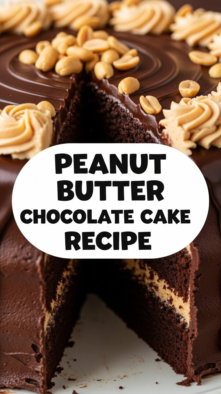 Peanut Butter Chocolate Cake Recipe