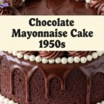 Chocolate Mayonnaise Cake 1950s