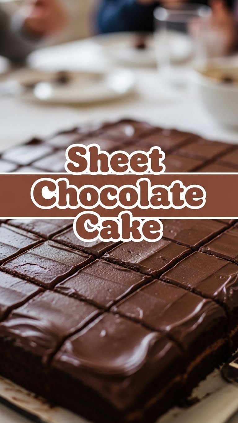 Sheet Chocolate Cake