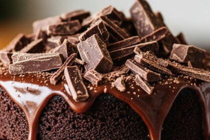 Double Fudge Chocolate Cake
