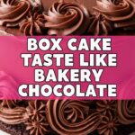 Box Cake Taste Like Bakery Chocolate