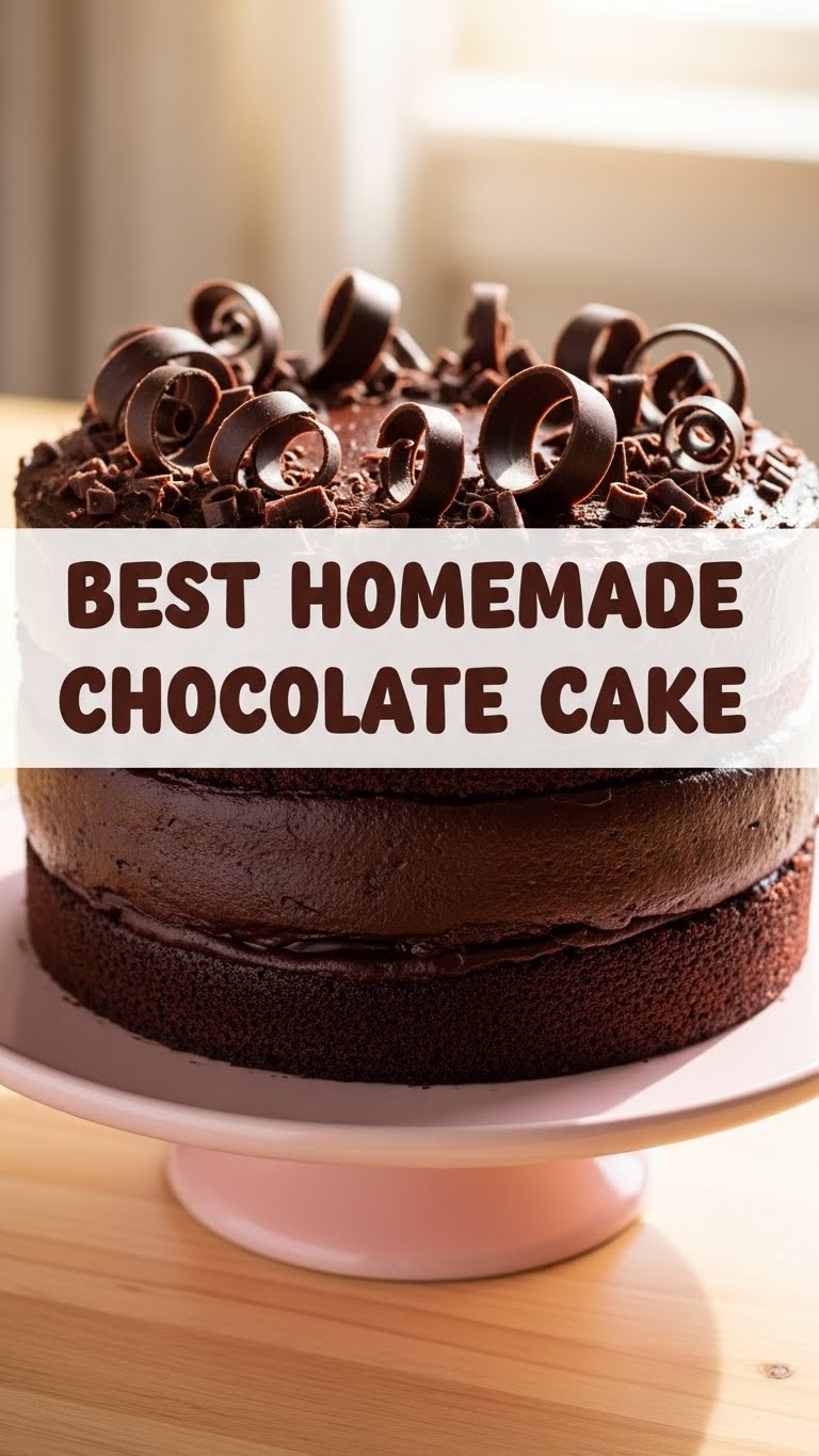 Best Homemade Chocolate Cake