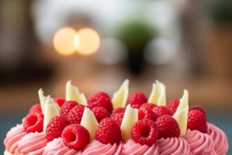 White Chocolate Raspberry Dream Cake