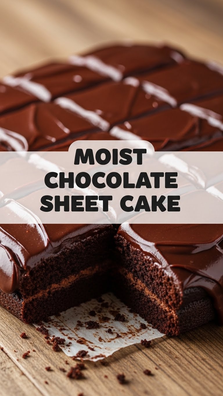 Moist Chocolate Sheet Cake