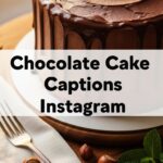 Chocolate Cake Captions Instagram