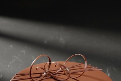 Chocolate Cake Decoration Aesthetic