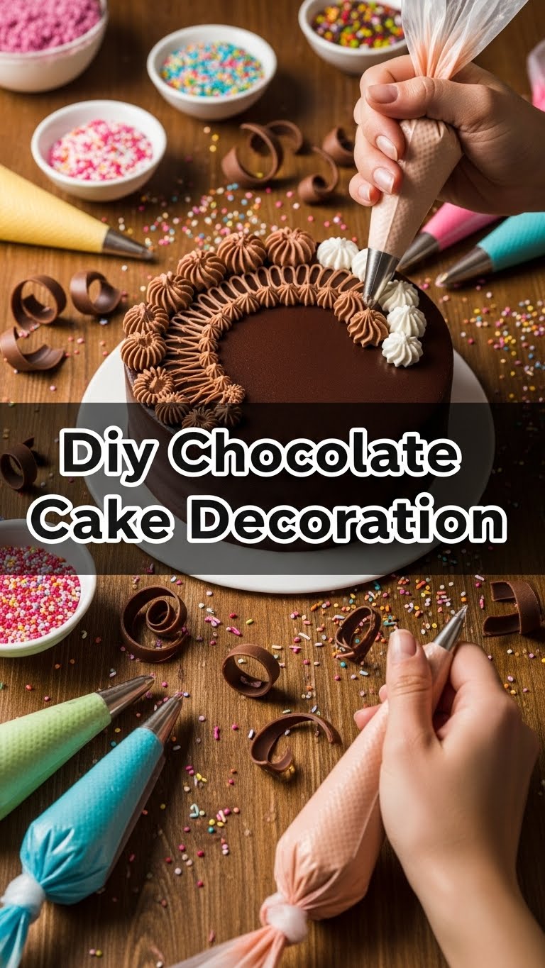 Diy Chocolate Cake Decoration