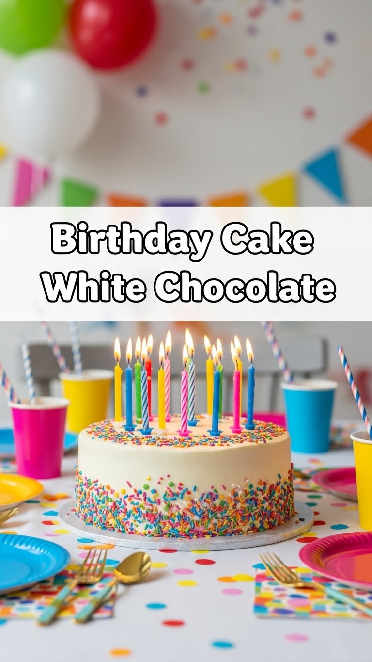 Birthday Cake White Chocolate