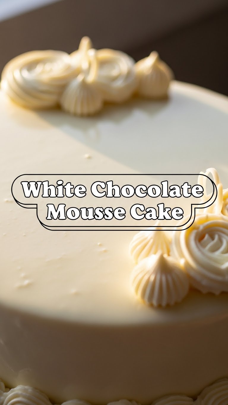 White Chocolate Mousse Cake