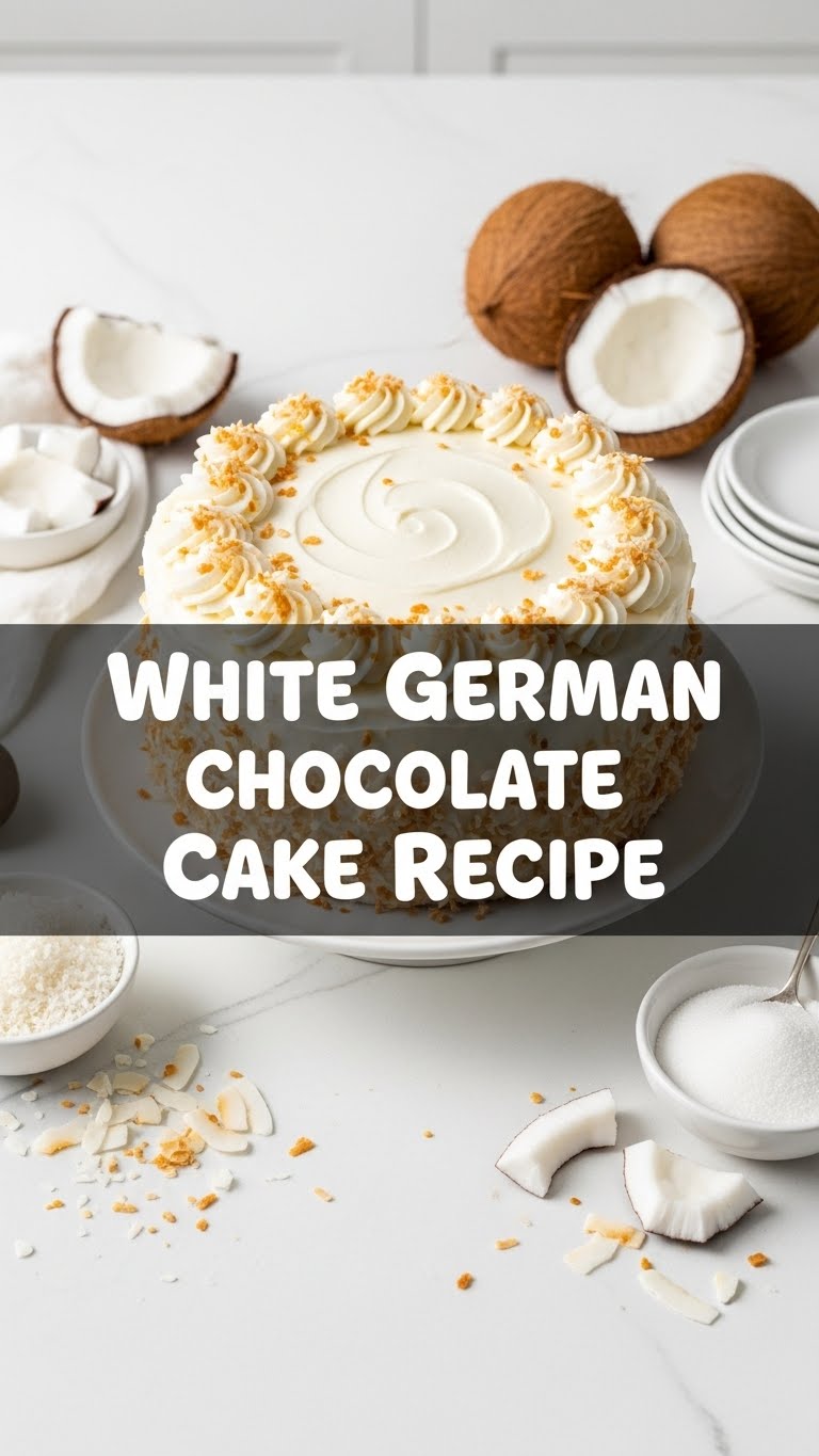 White German Chocolate Cake Recipe
