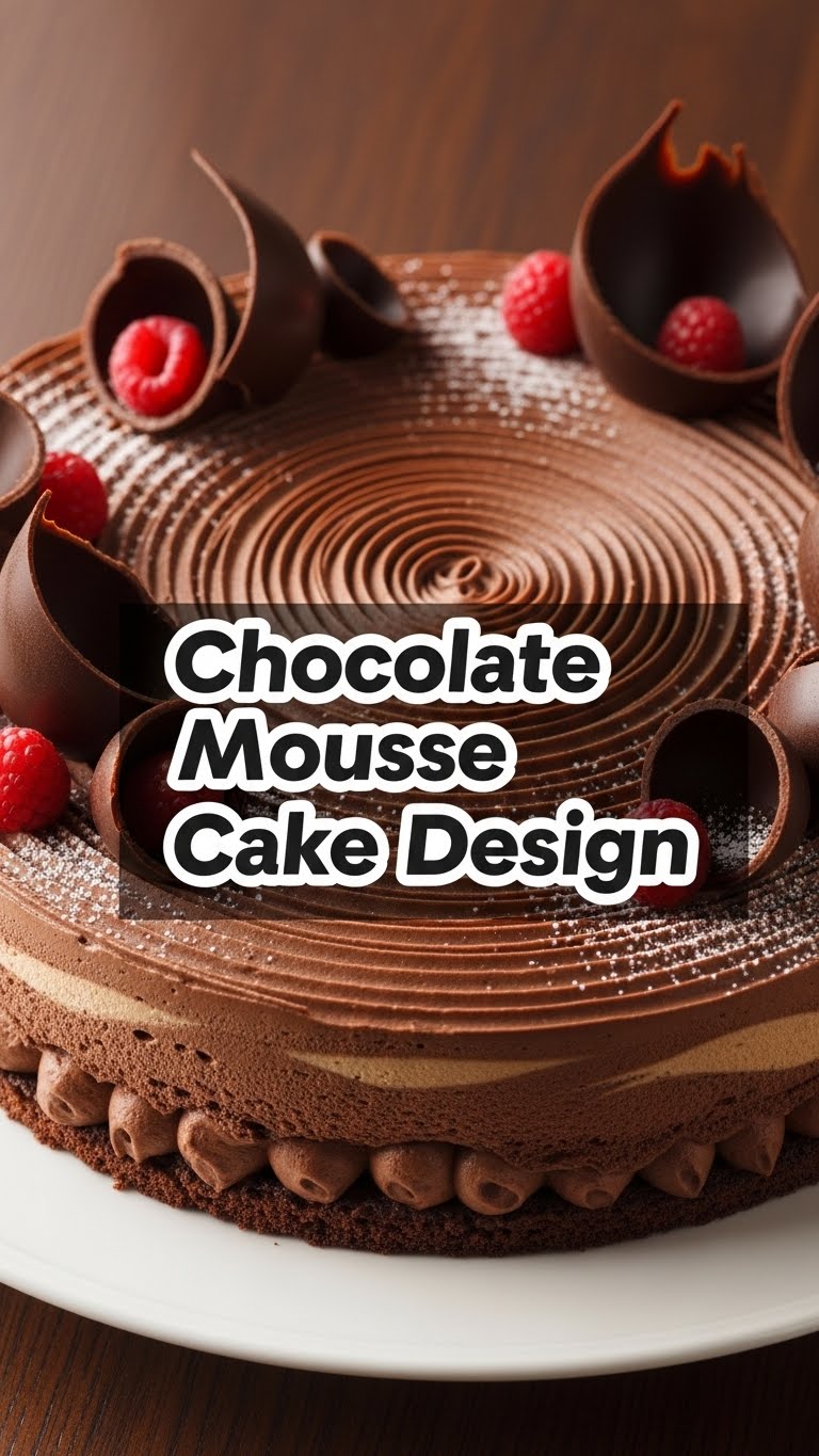 Chocolate Mousse Cake Design