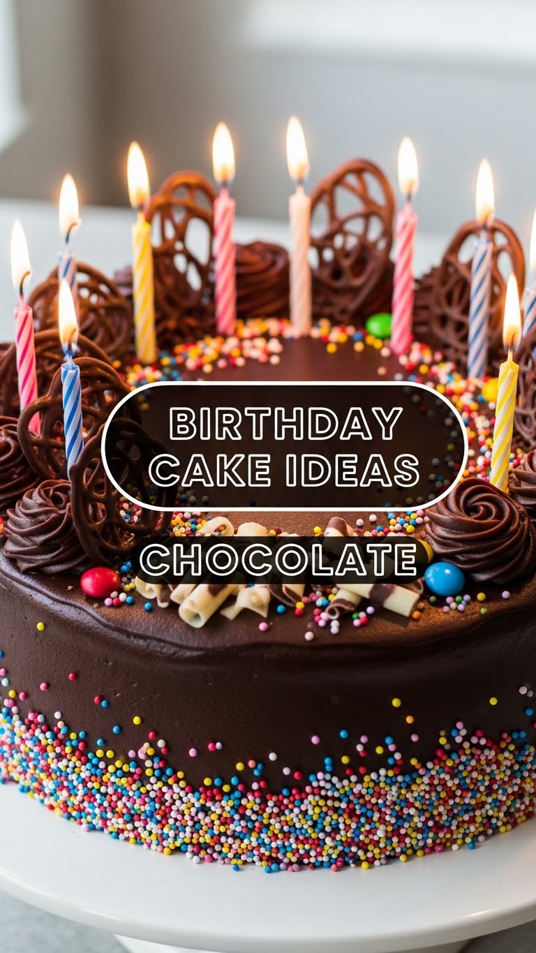 Birthday Cake Ideas Chocolate