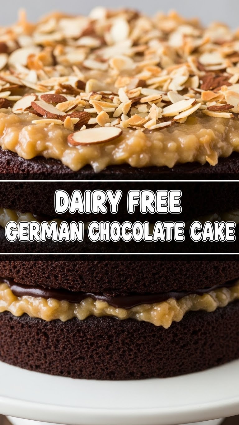 Dairy Free German Chocolate Cake
