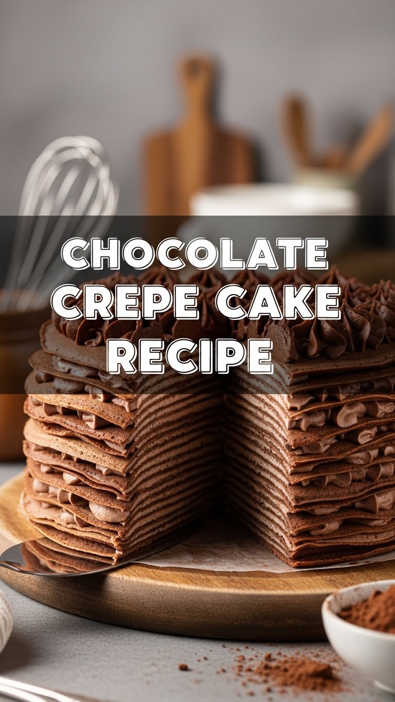 Chocolate Crepe Cake Recipe