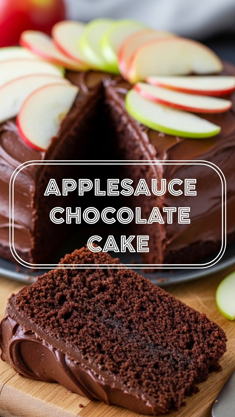 Applesauce Chocolate Cake
