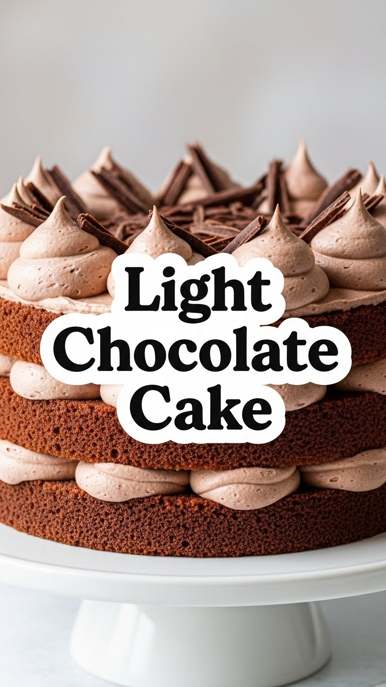 Light Chocolate Cake