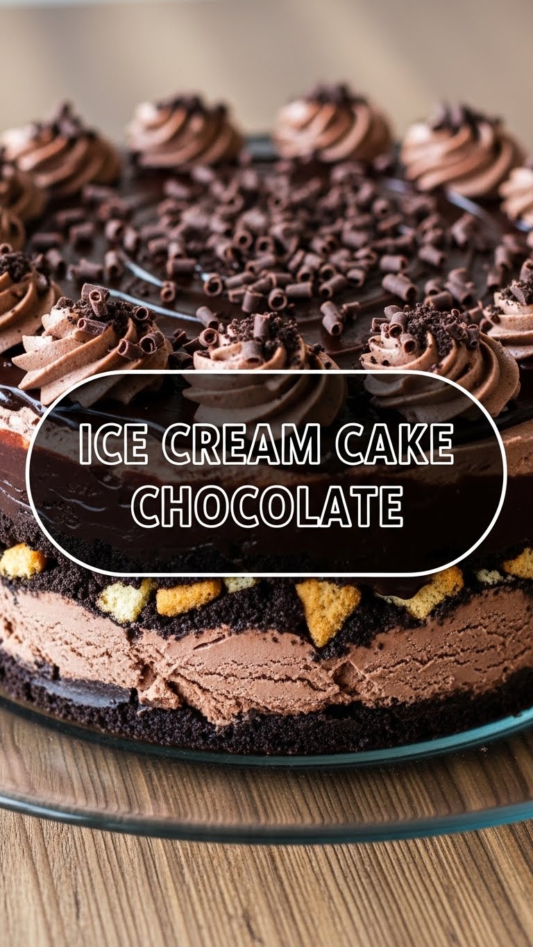 Ice Cream Cake Chocolate
