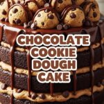 Chocolate Cookie Dough Cake