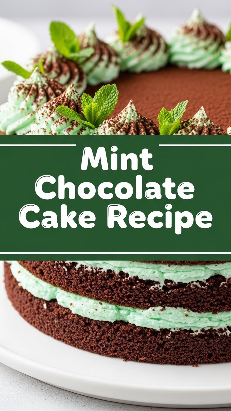 Mint Chocolate Cake Recipe