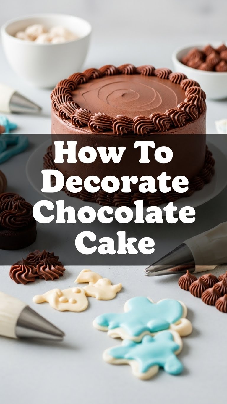 How To Decorate Chocolate Cake