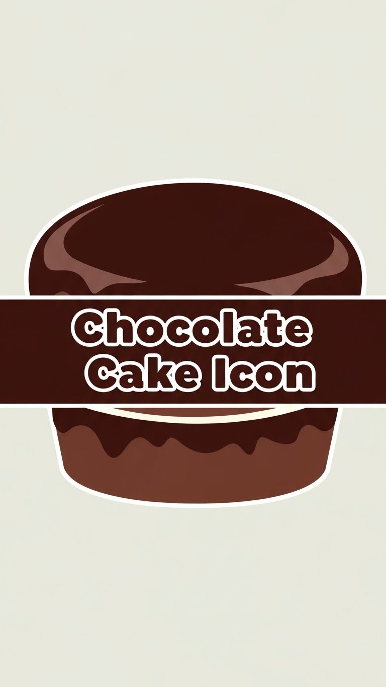 Chocolate Cake Icon