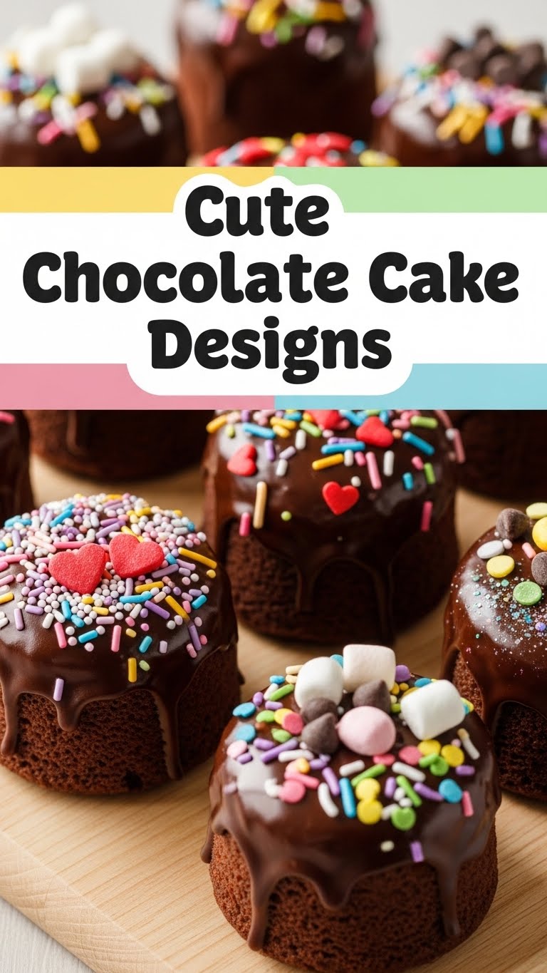 Cute Chocolate Cake Designs