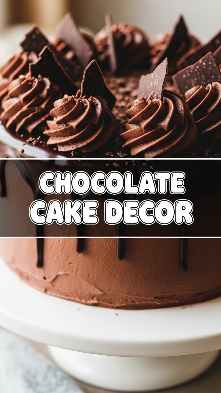 Chocolate Cake Decor