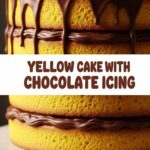 Yellow Cake With Chocolate Icing