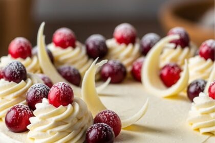 White Chocolate Cranberry Cake