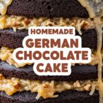 Homemade German Chocolate Cake