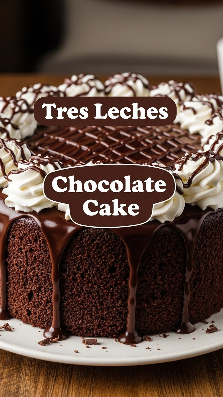 Tres Leches Chocolate Cake