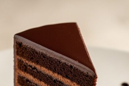 Chocolate Cake Plating