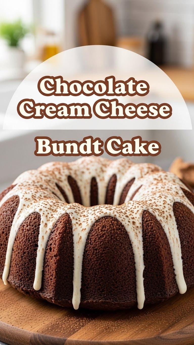 Chocolate Cream Cheese Bundt Cake