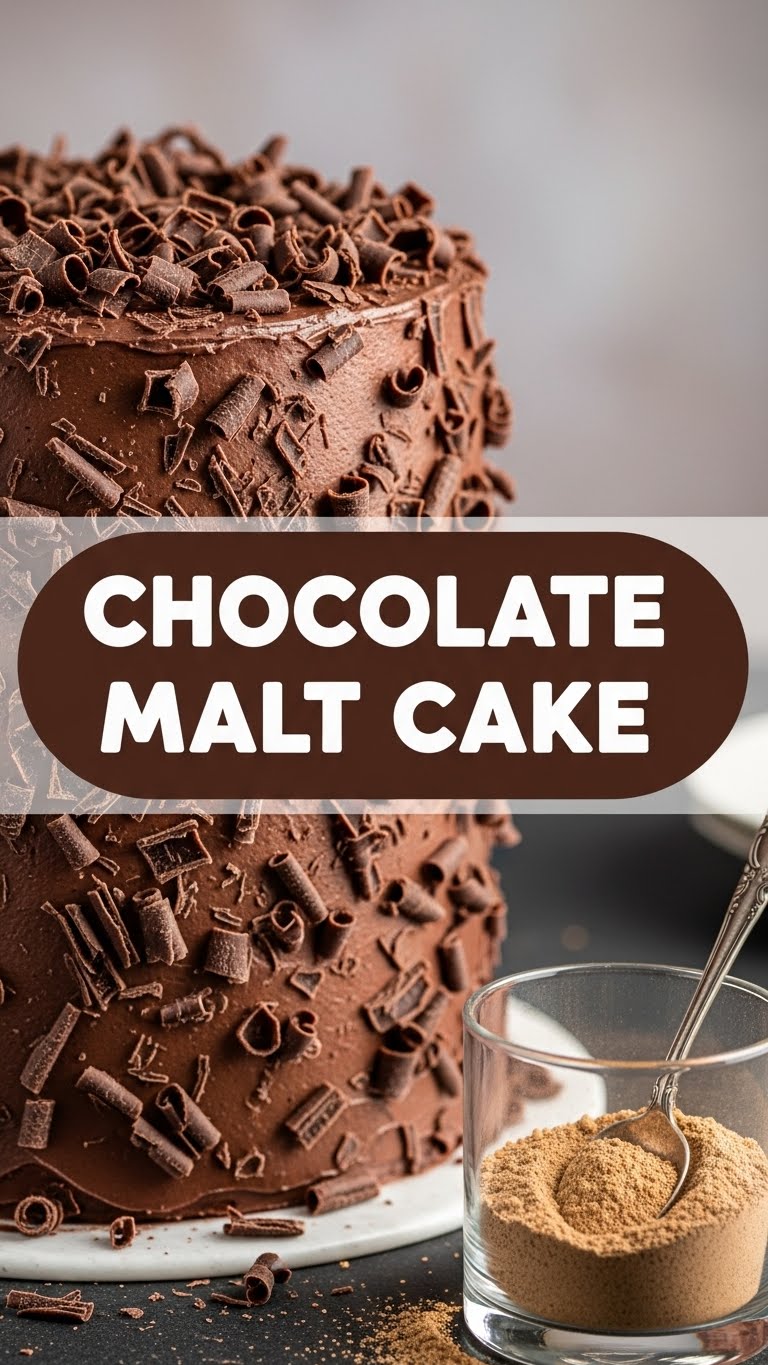 Chocolate Malt Cake