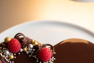 Chocolate Heart Cake