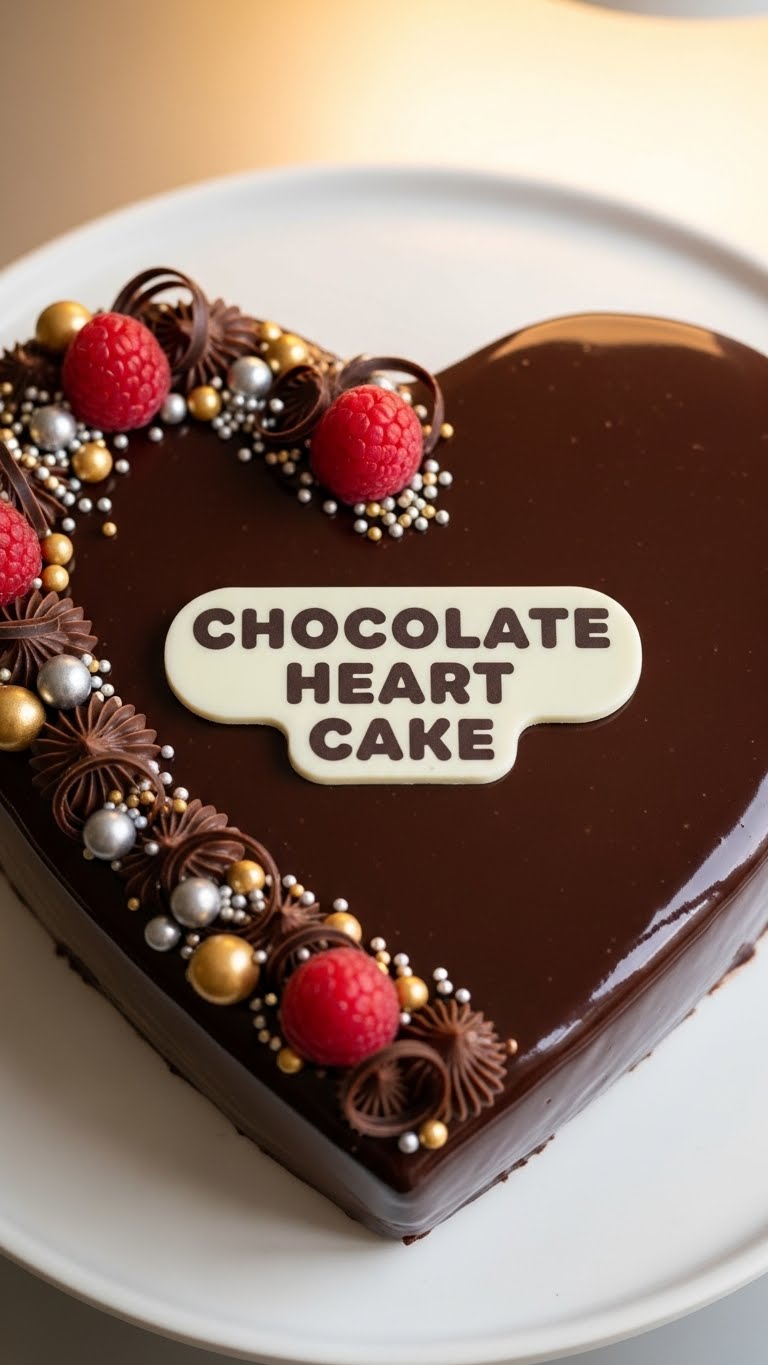 Chocolate Heart Cake