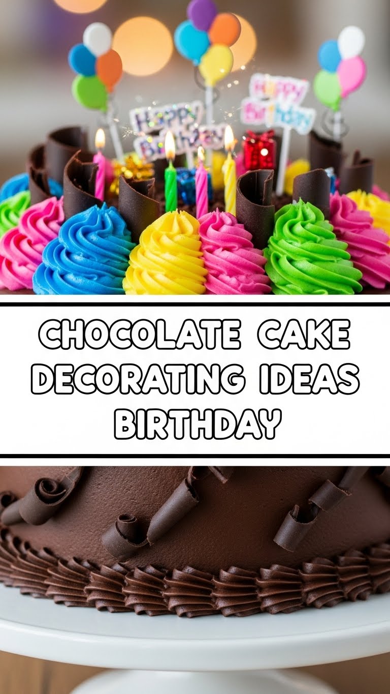 Chocolate Cake Decorating Ideas Birthday