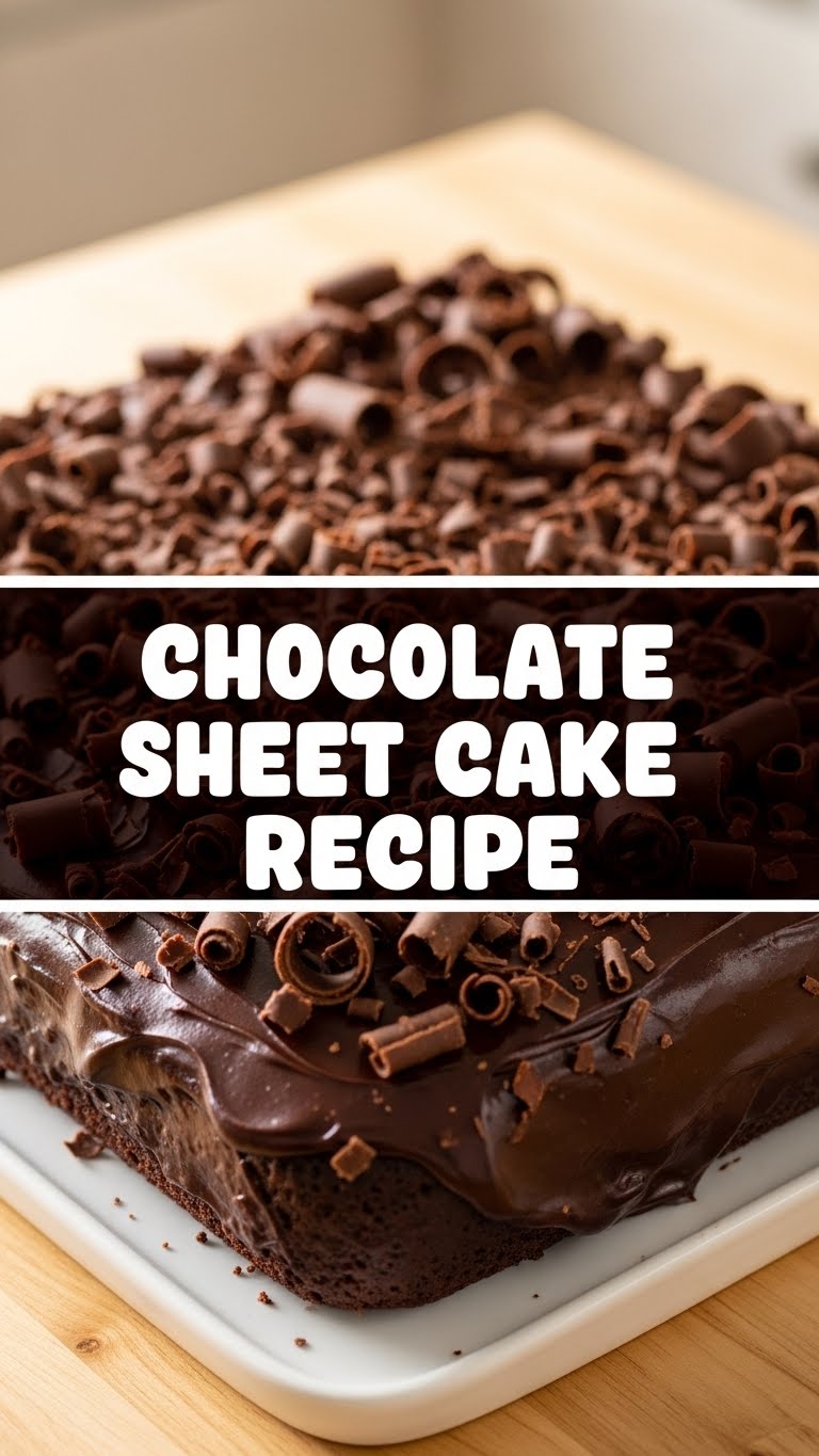 Chocolate Sheet Cake Recipe