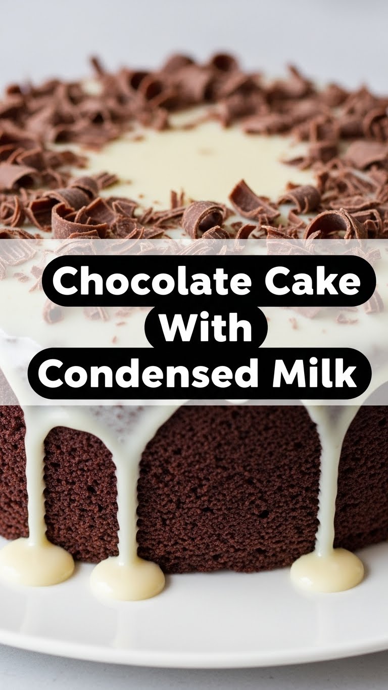 Chocolate Cake With Condensed Milk