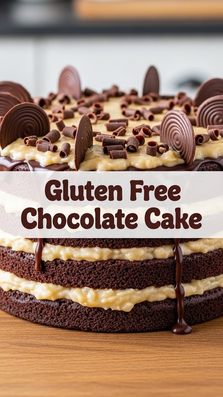 Gluten Free German Chocolate Cake