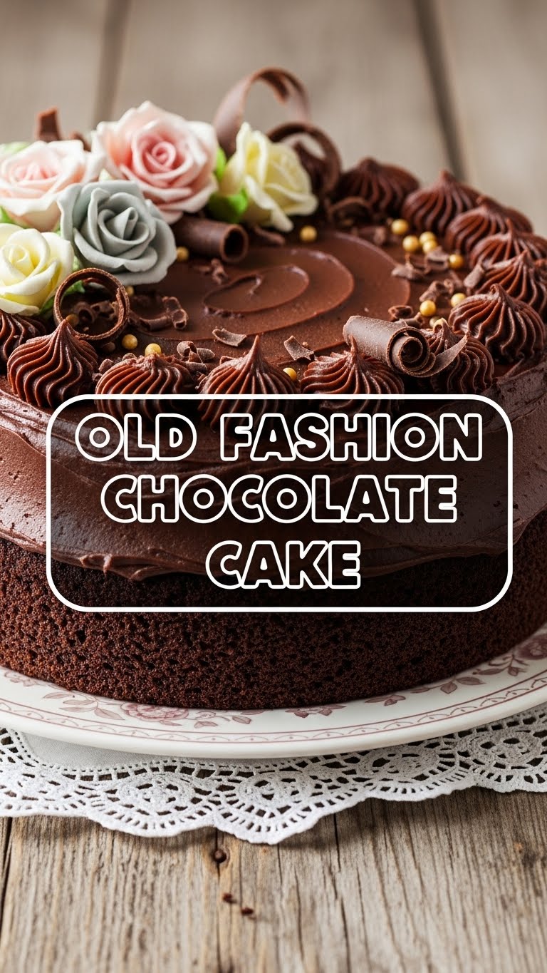 Old Fashion Chocolate Cake