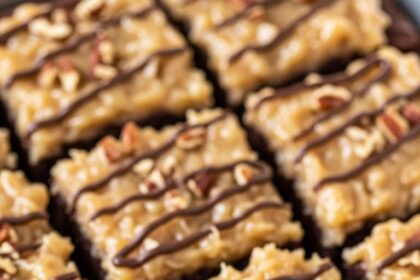 German Chocolate Cake Brownies