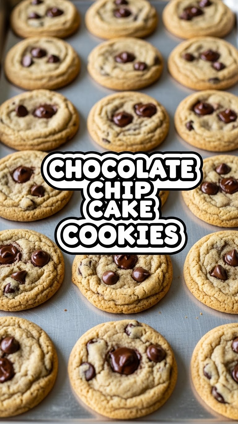 Chocolate Chip Cake Cookies