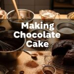 Making Chocolate Cake